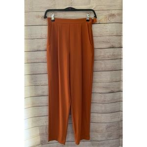 Crepe High Waist Pants